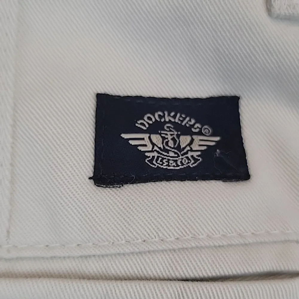 Docker Chino Pants Vintage 90s Pleated Front - Light Tan Mens Size 38